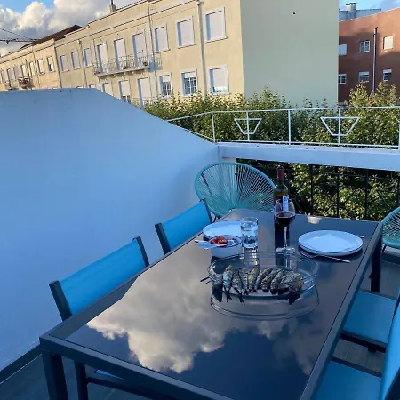 Casa Da Fonte - Vintage House And Rooftop Semesterbostad Figueira da Foz