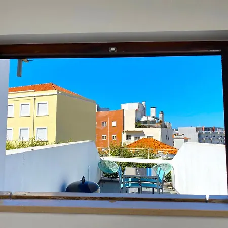 Ferienhaus Casa Da Fonte - Vintage House And Rooftop Figueira da Foz